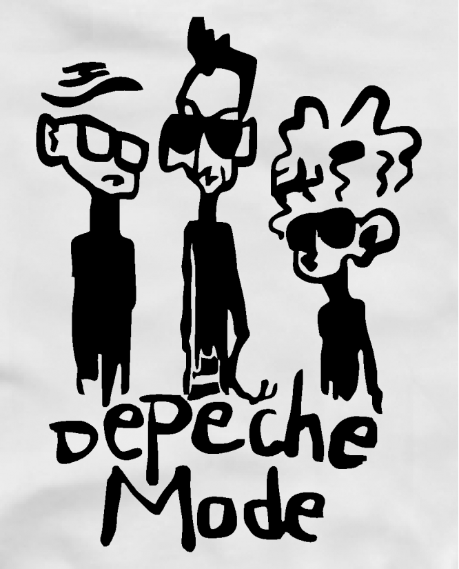 marškinėliai Depeche Mode group